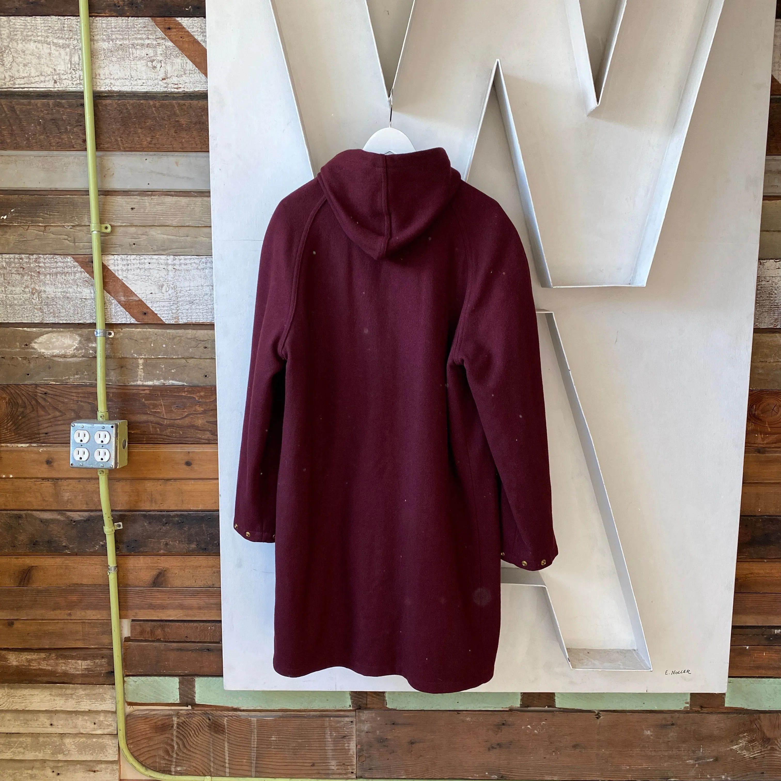 60’s Lined Wool Coat - Large