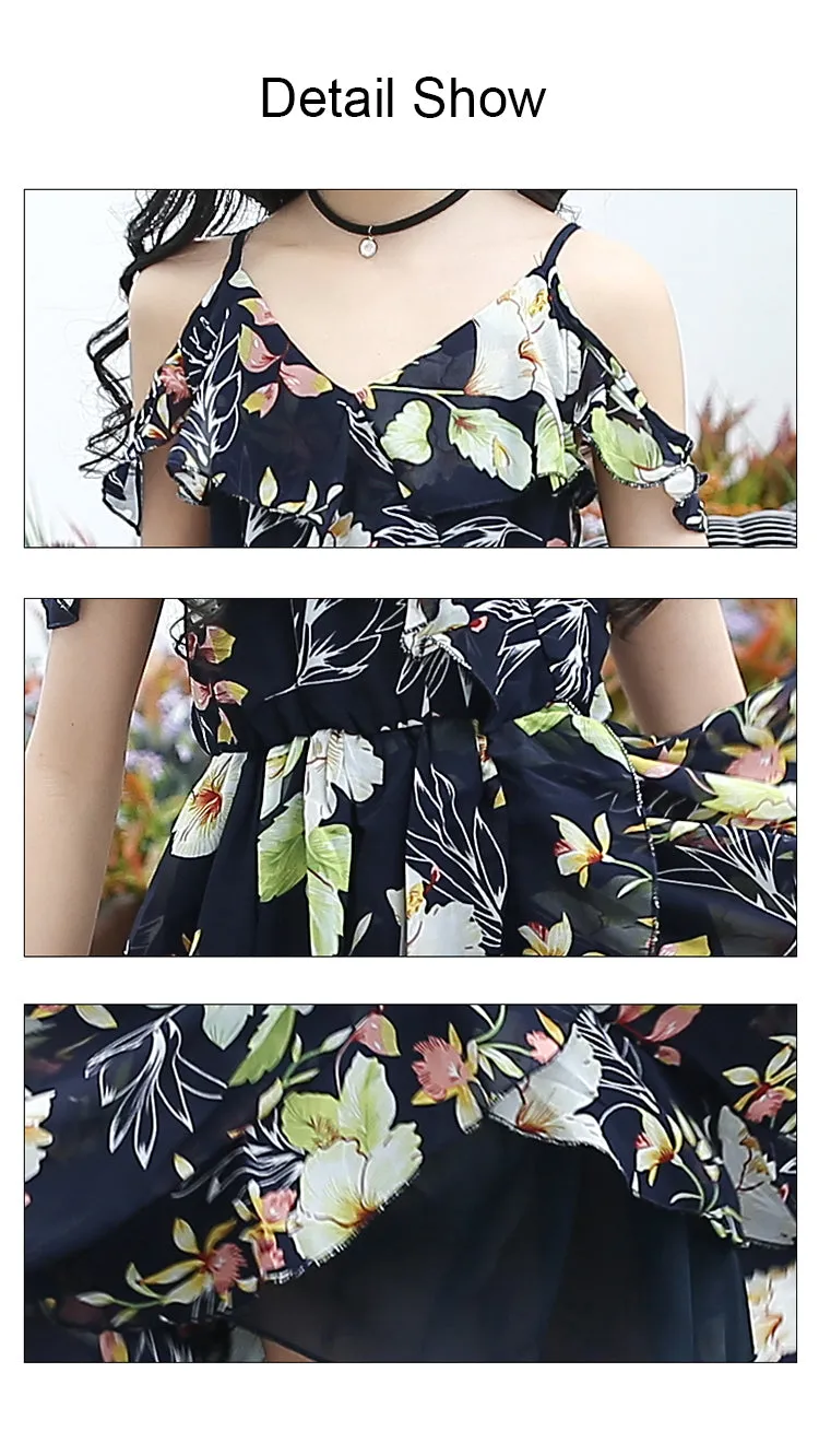 Bohemian Summer Casual Beach Sundress Teenage Kids Teen Clothes