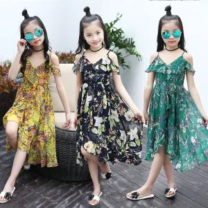 Bohemian Summer Casual Beach Sundress Teenage Kids Teen Clothes