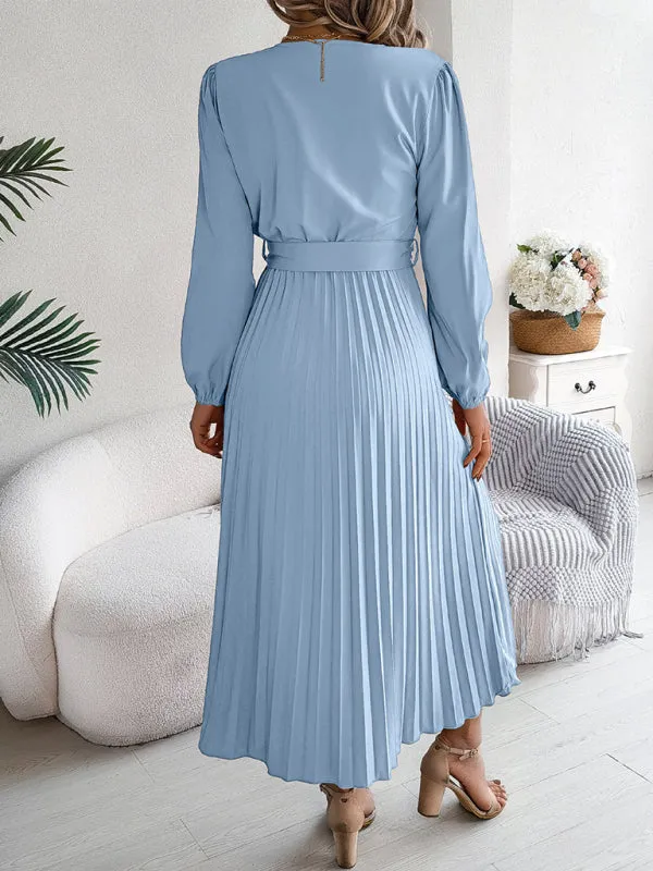 Classic Pleated Midi Dress for All Occasions