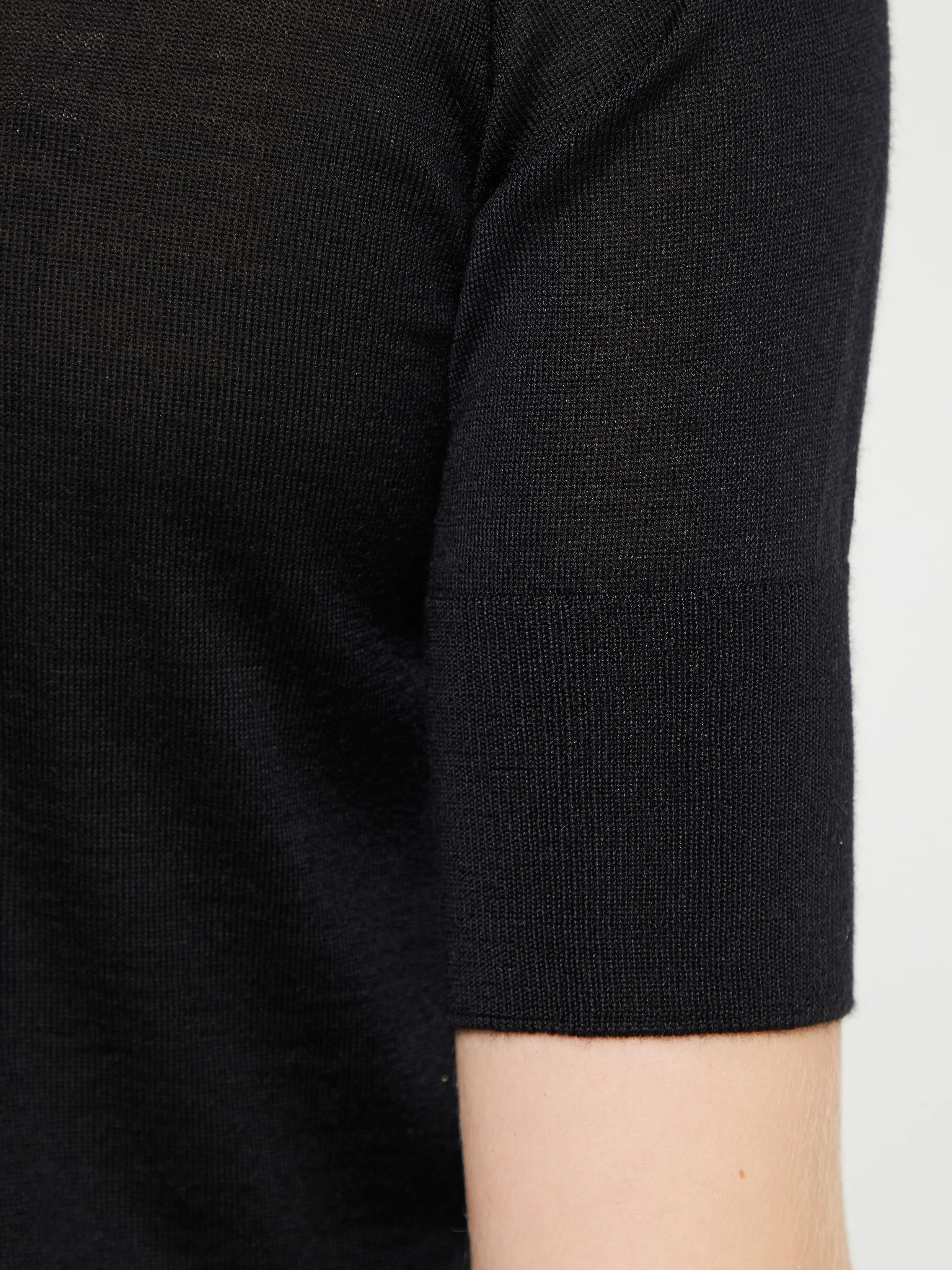 Crewneck Sweater in Black