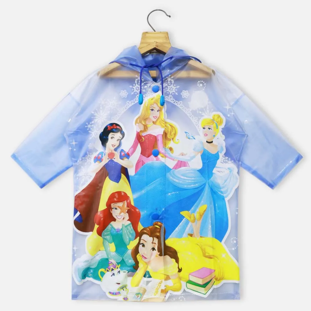 Disney Princess Theme Hooded Raincoat