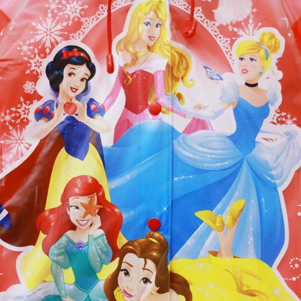 Disney Princess Theme Hooded Raincoat
