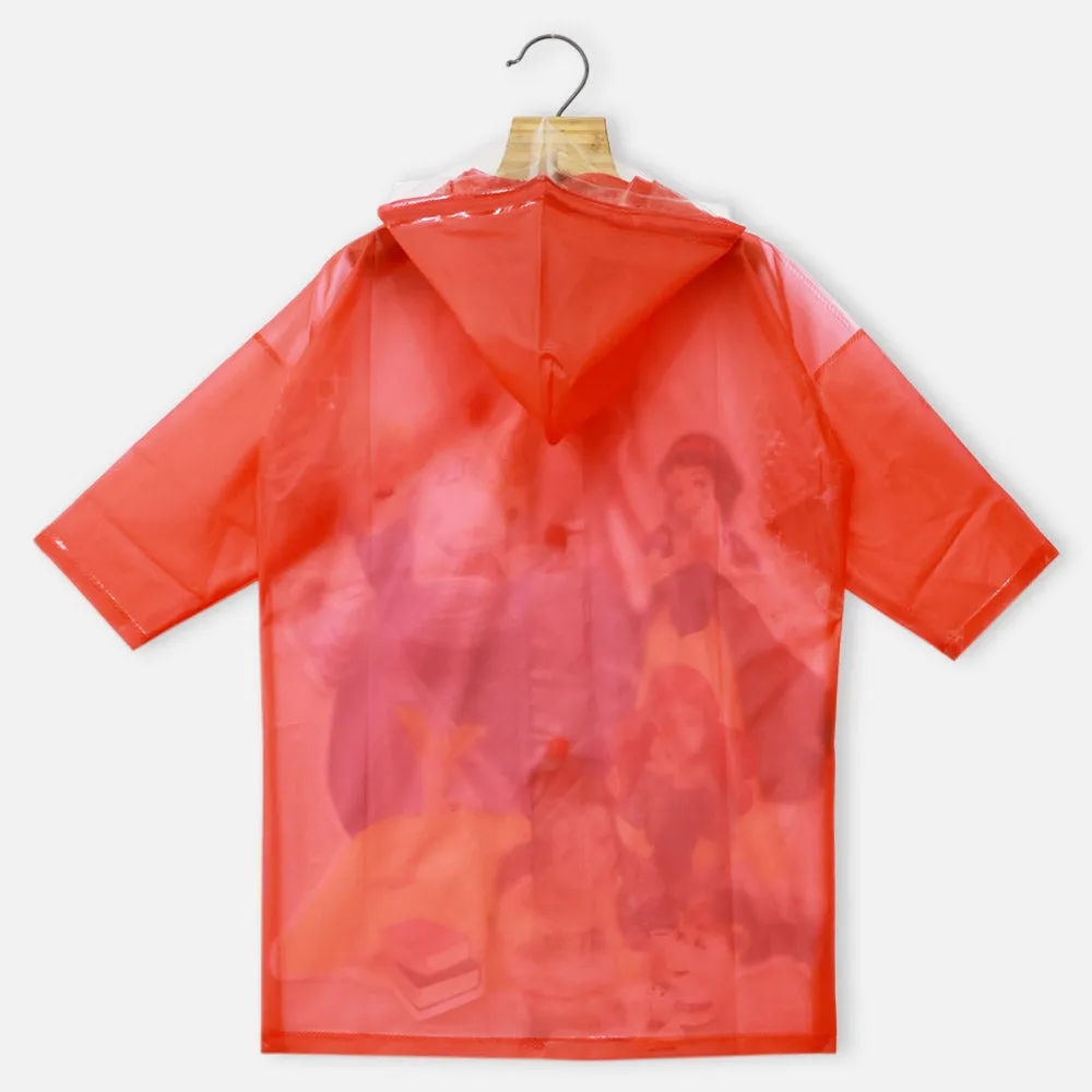 Disney Princess Theme Hooded Raincoat