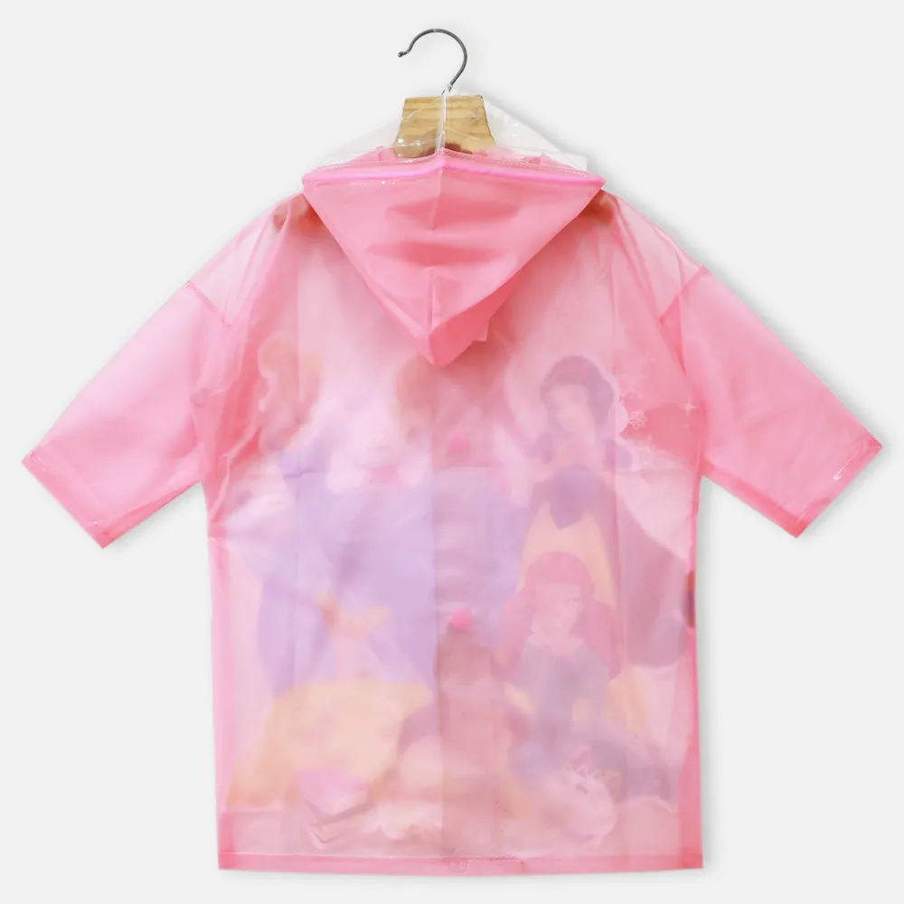 Disney Princess Theme Hooded Raincoat