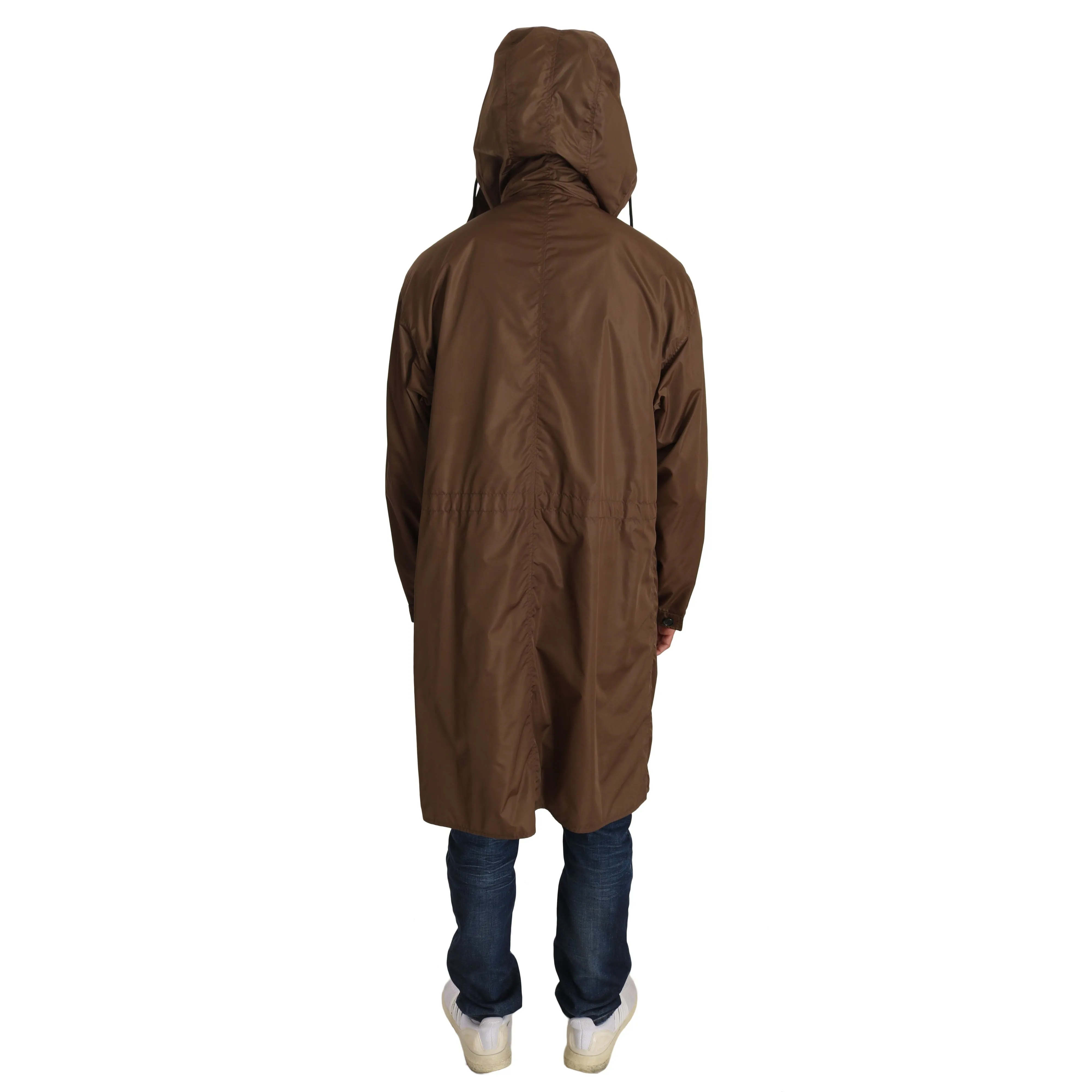 Dolce & Gabbana Elegant Reversible Hooded Raincoat