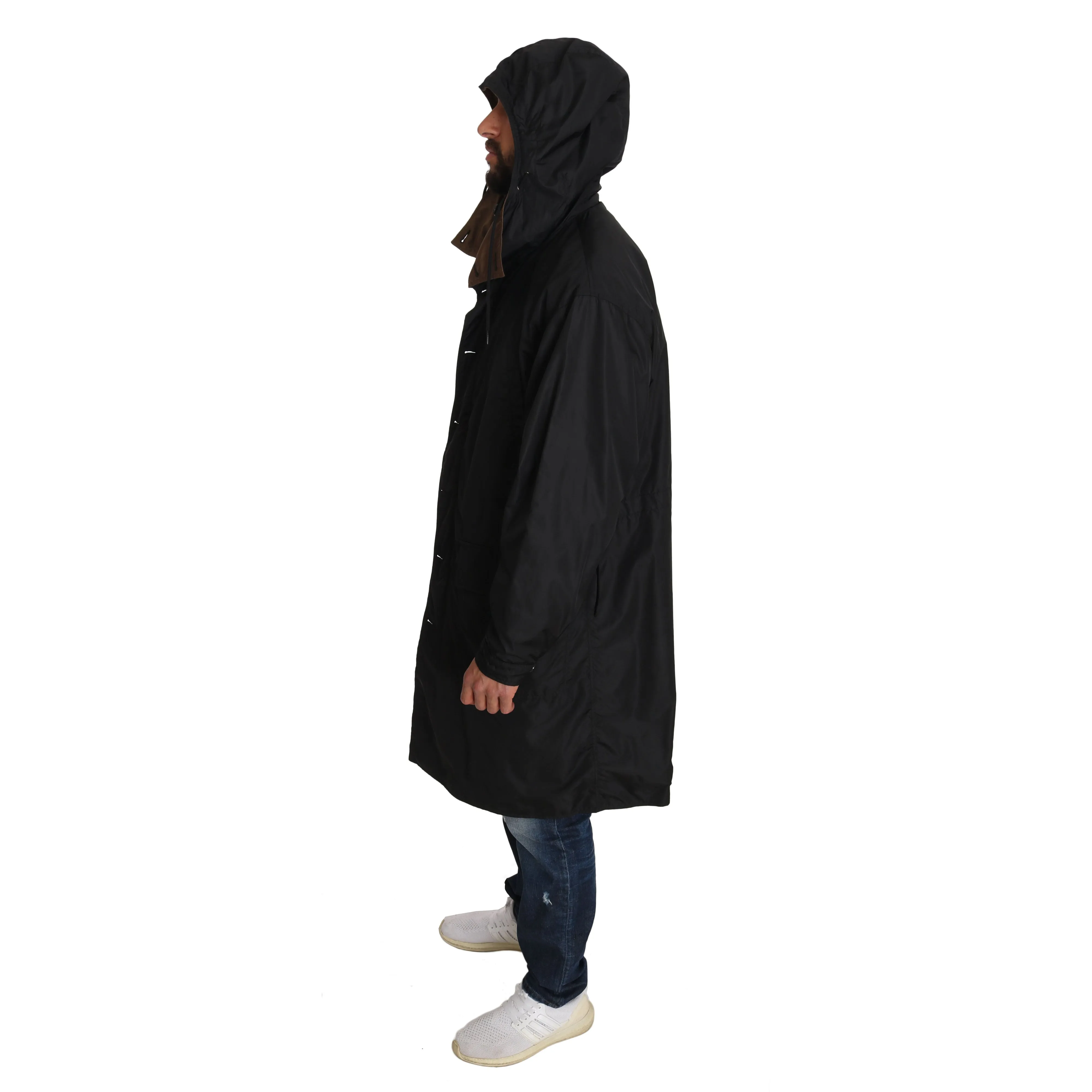 Dolce & Gabbana Elegant Reversible Hooded Raincoat