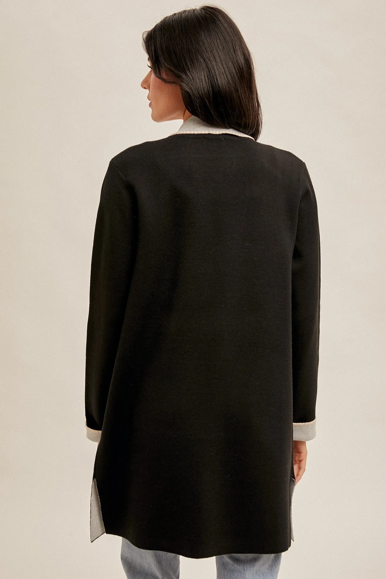 Edge Stitch Coatigan