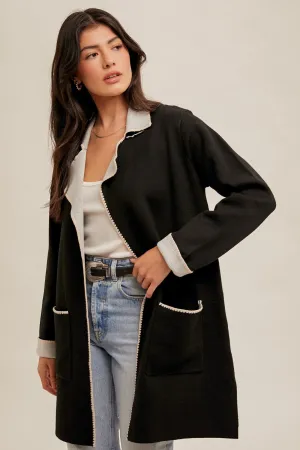 Edge Stitch Coatigan