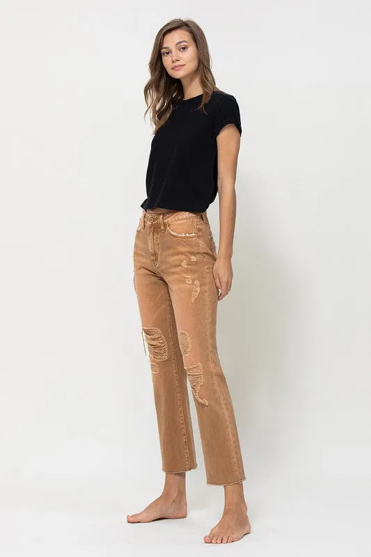 Flying Monkey High Rise Cropped Straight
