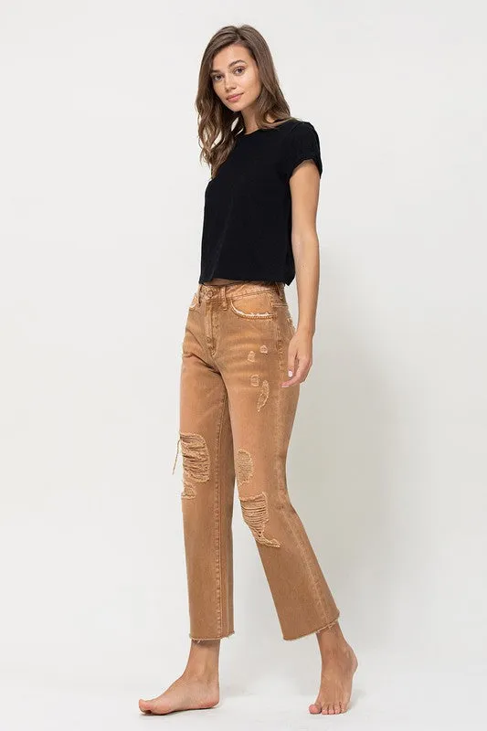 Flying Monkey High Rise Cropped Straight