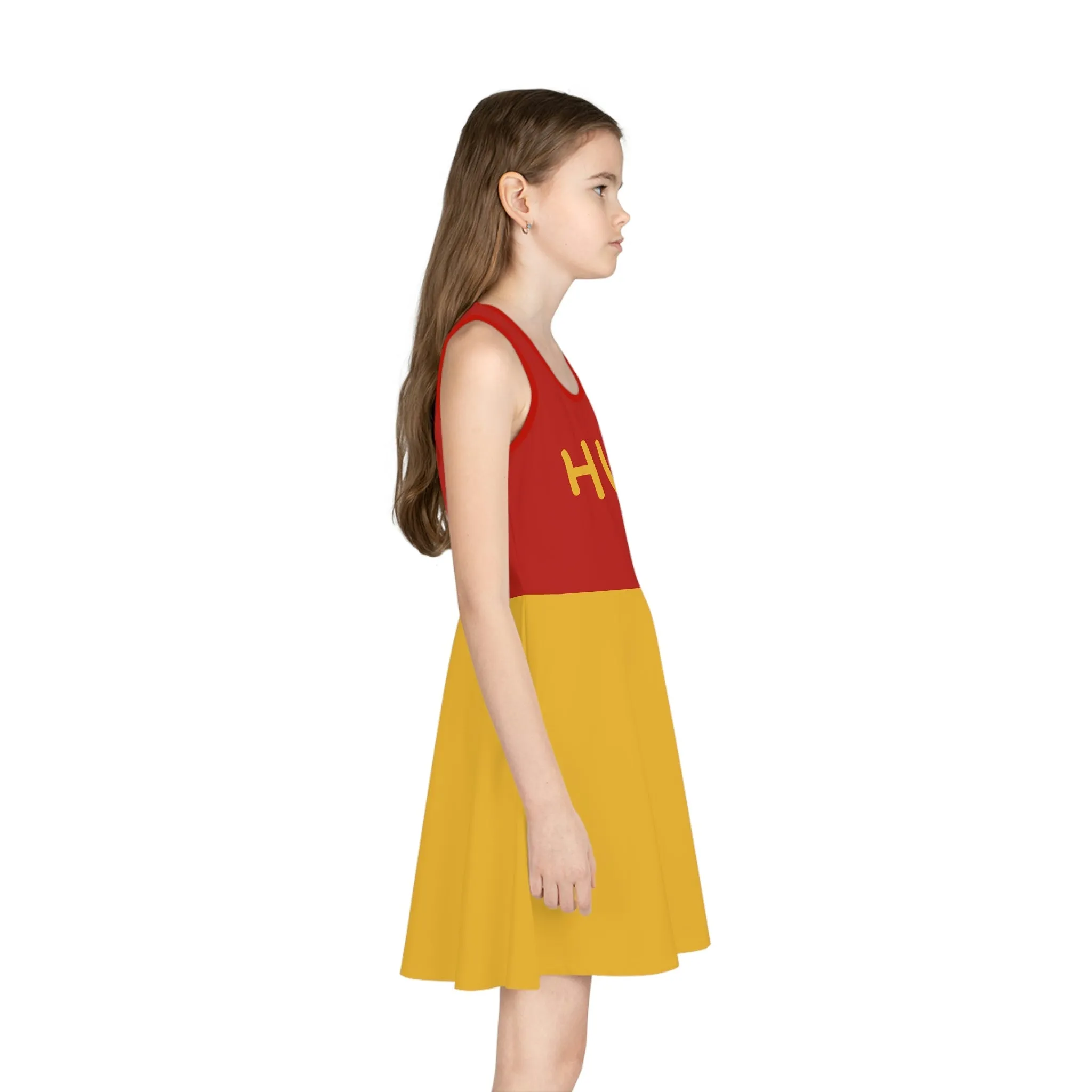 Hunny Bear Girls' Sleeveless Sundress (AOP)