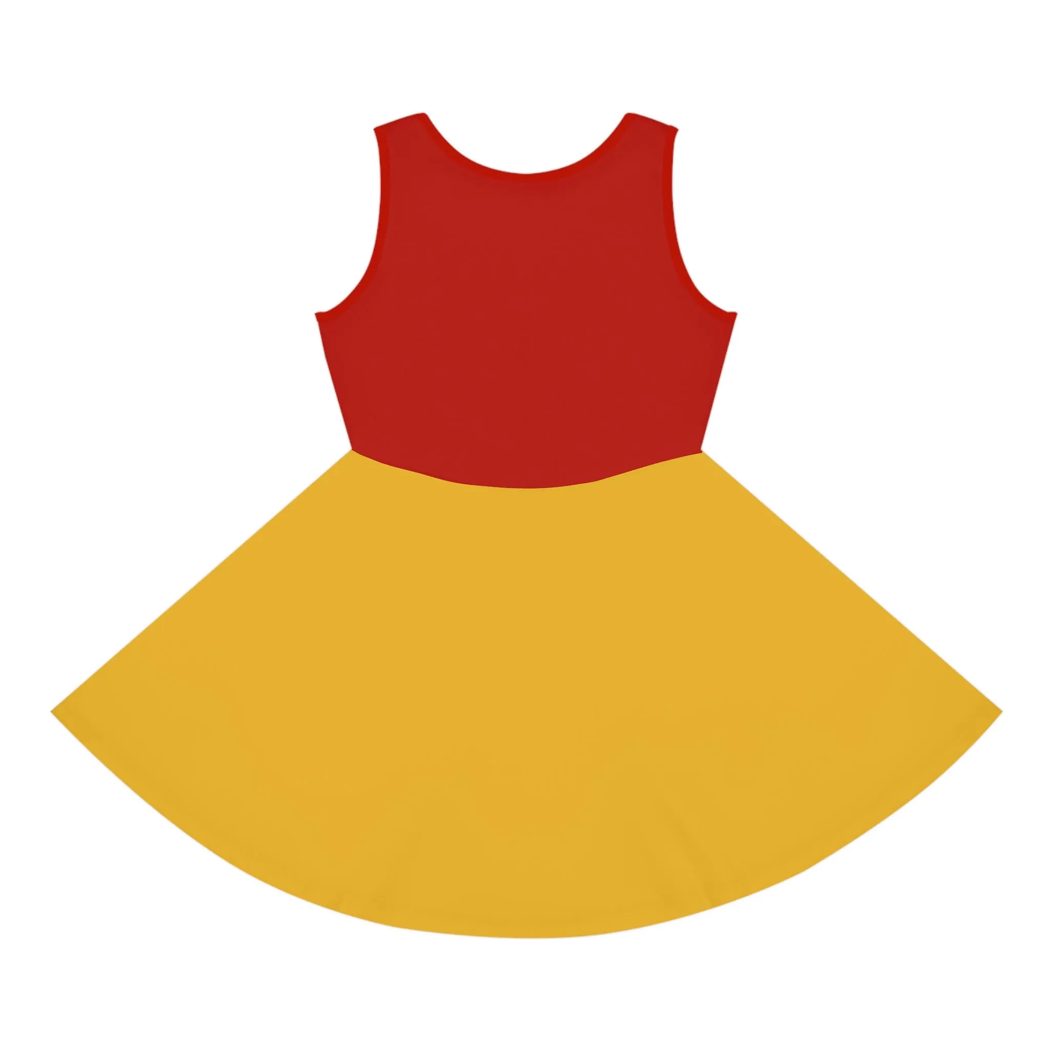 Hunny Bear Girls' Sleeveless Sundress (AOP)