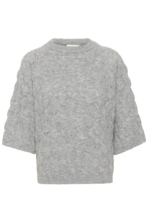 KAMALENE KNIT PULLOVER | GREY MELANGE