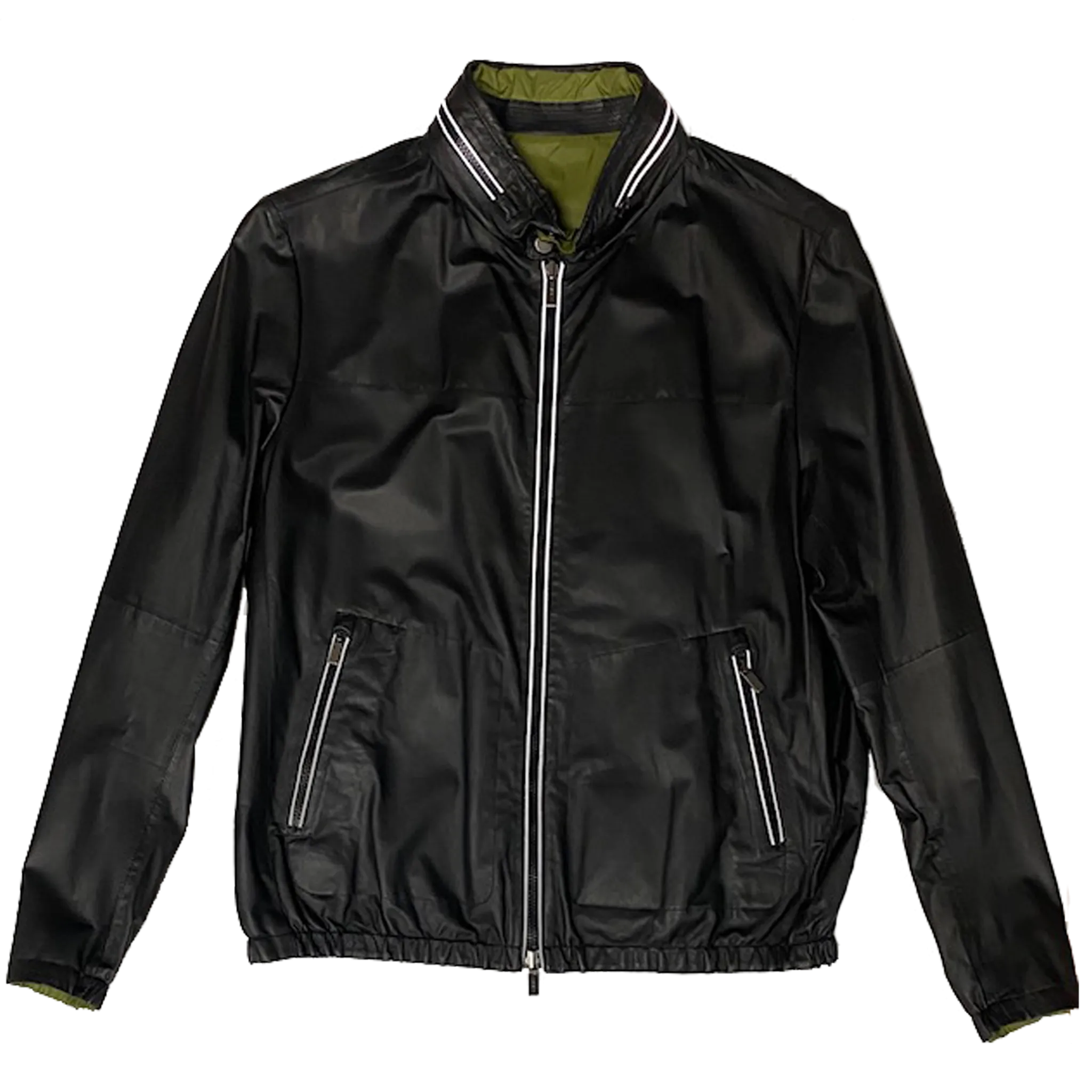 Leather Reversible Jacket