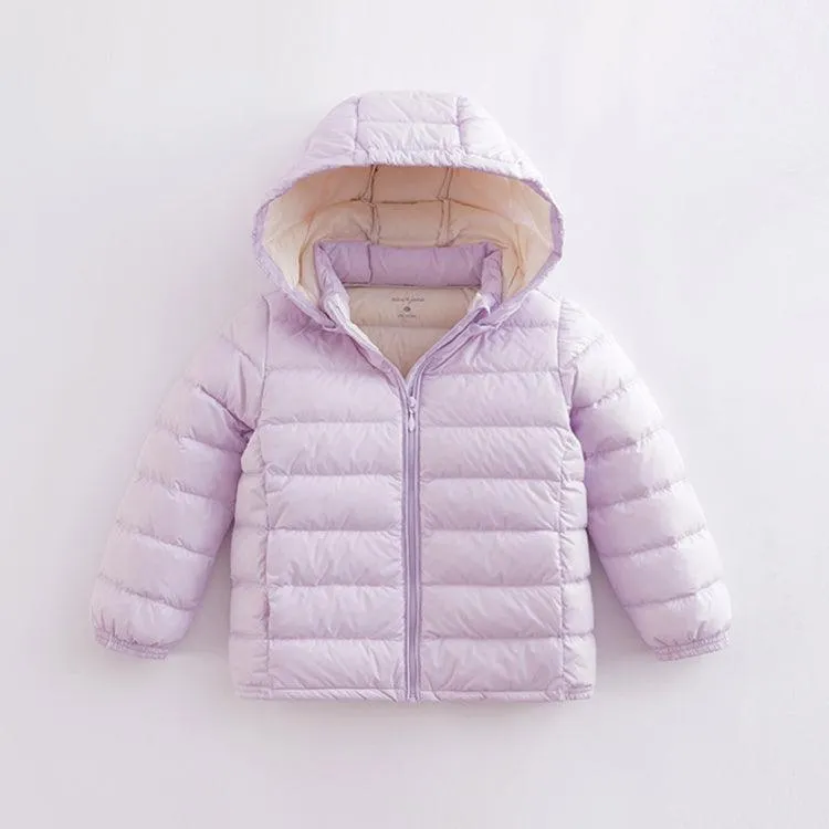 MARC & JANIE Boys Girls Ultralight Hooded Down Parka 221735