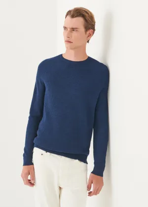 Merino Wool Ribbed Crewneck