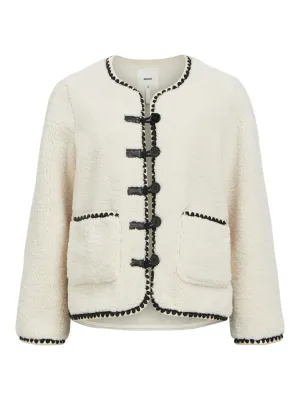 OBJPAULINE JACKET |  WHITE SAND