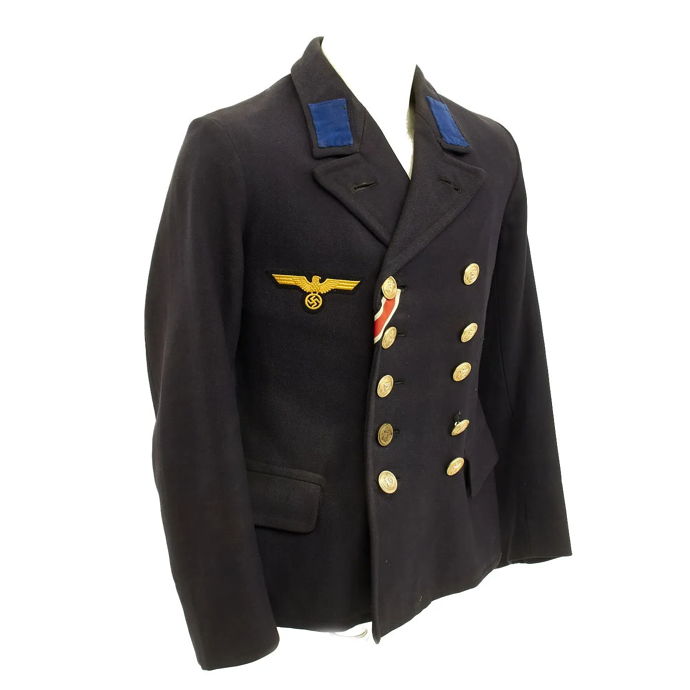 Original German WWII Kriegsmarine Obermaat Reefer Jacket
