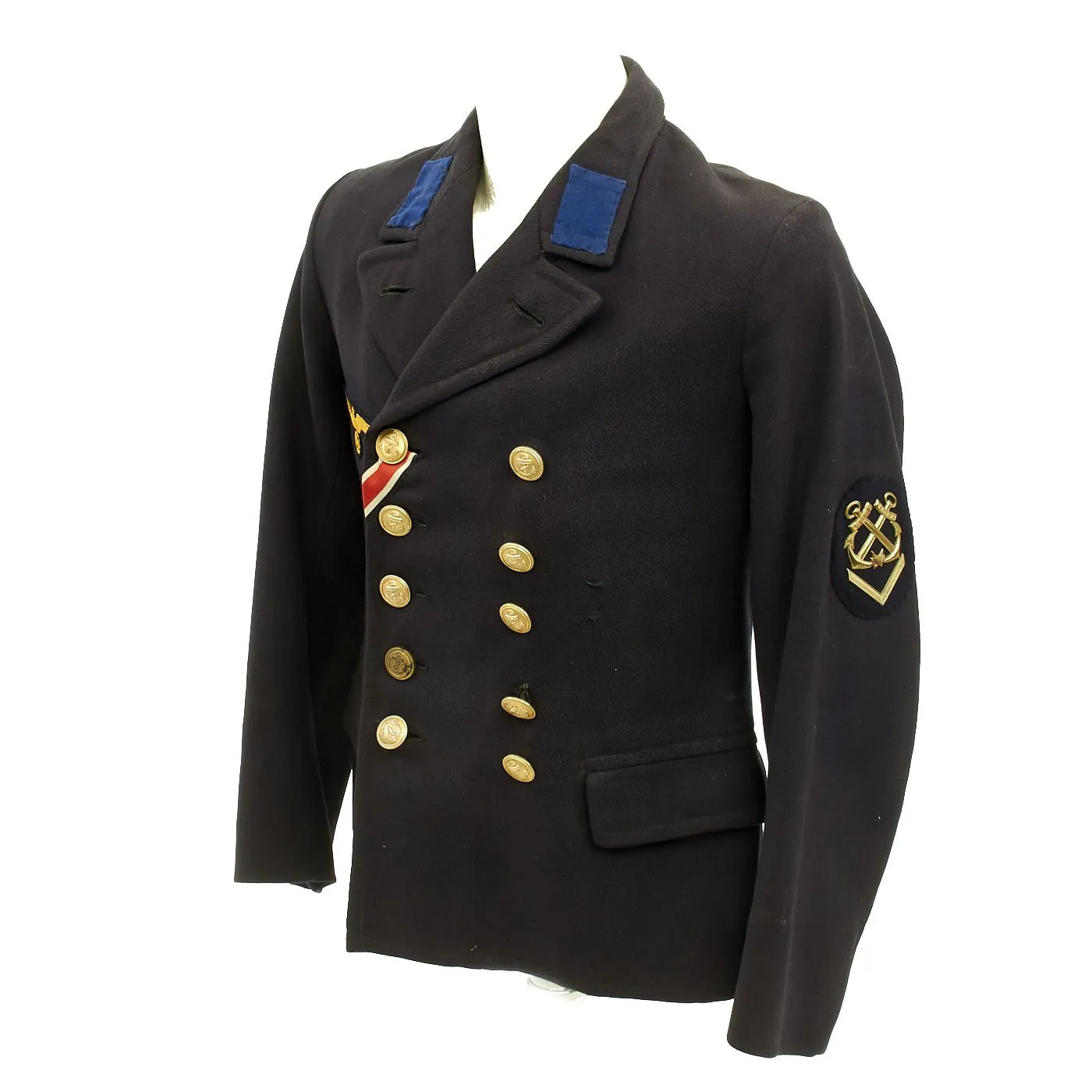 Original German WWII Kriegsmarine Obermaat Reefer Jacket