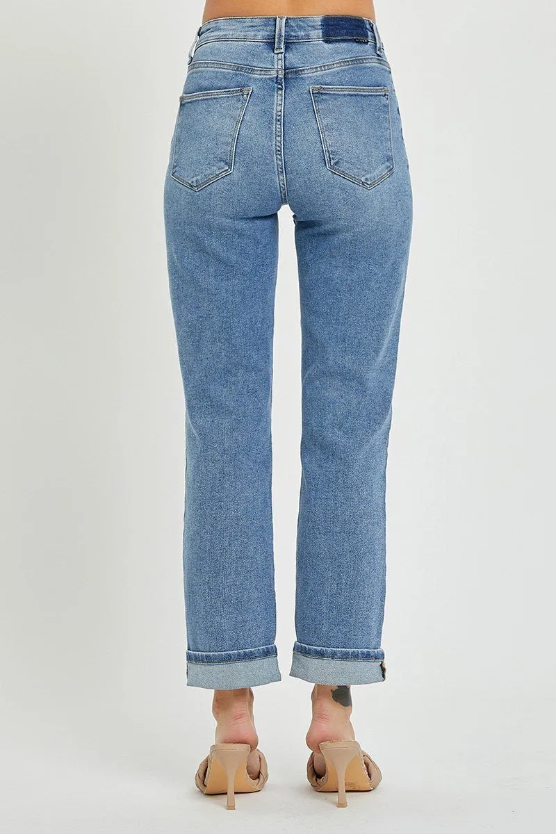 Risen Jeans Mila Crossover Straight Boyfriend Jean