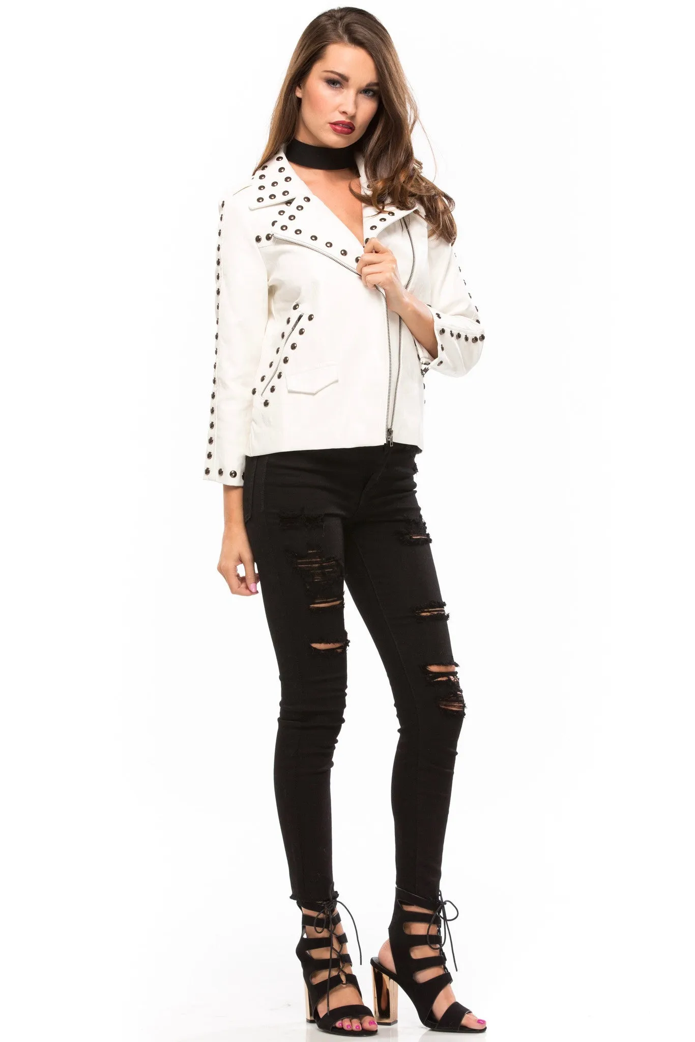 Stud Moto Jacket