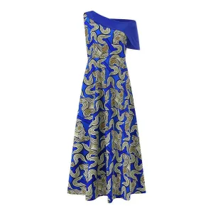 Summer Bohemian Women Off Shoulder Pleated Empire waist Beautiful Dress