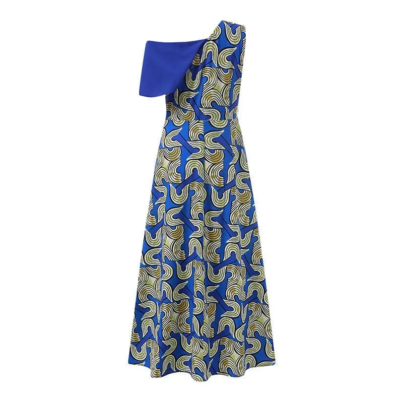 Summer Bohemian Women Off Shoulder Pleated Empire waist Beautiful Dress