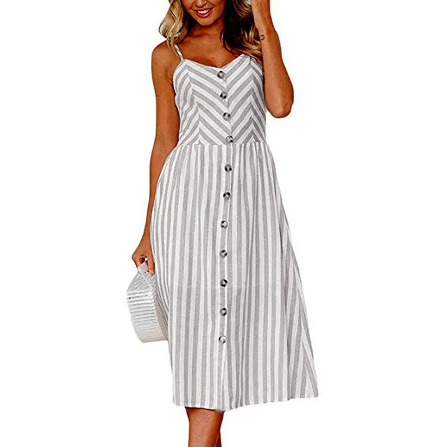 Sunflower Print Sexy Dress