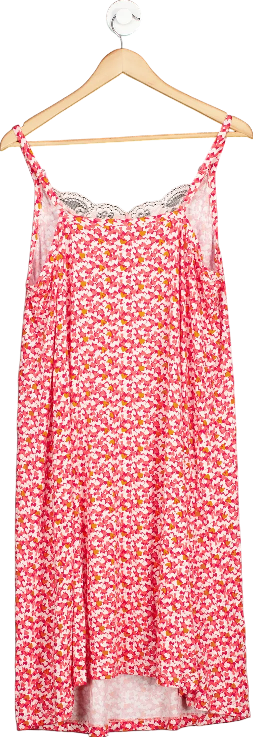 Ulla Popken Red/Pink Floral Print Sundress EU 46/48