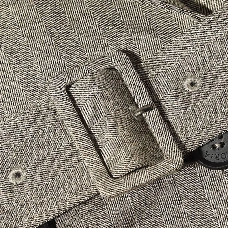 Washable Woollen Trench Coat