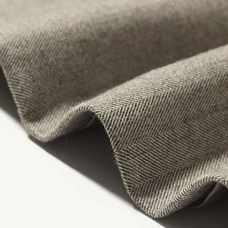 Washable Woollen Trench Coat