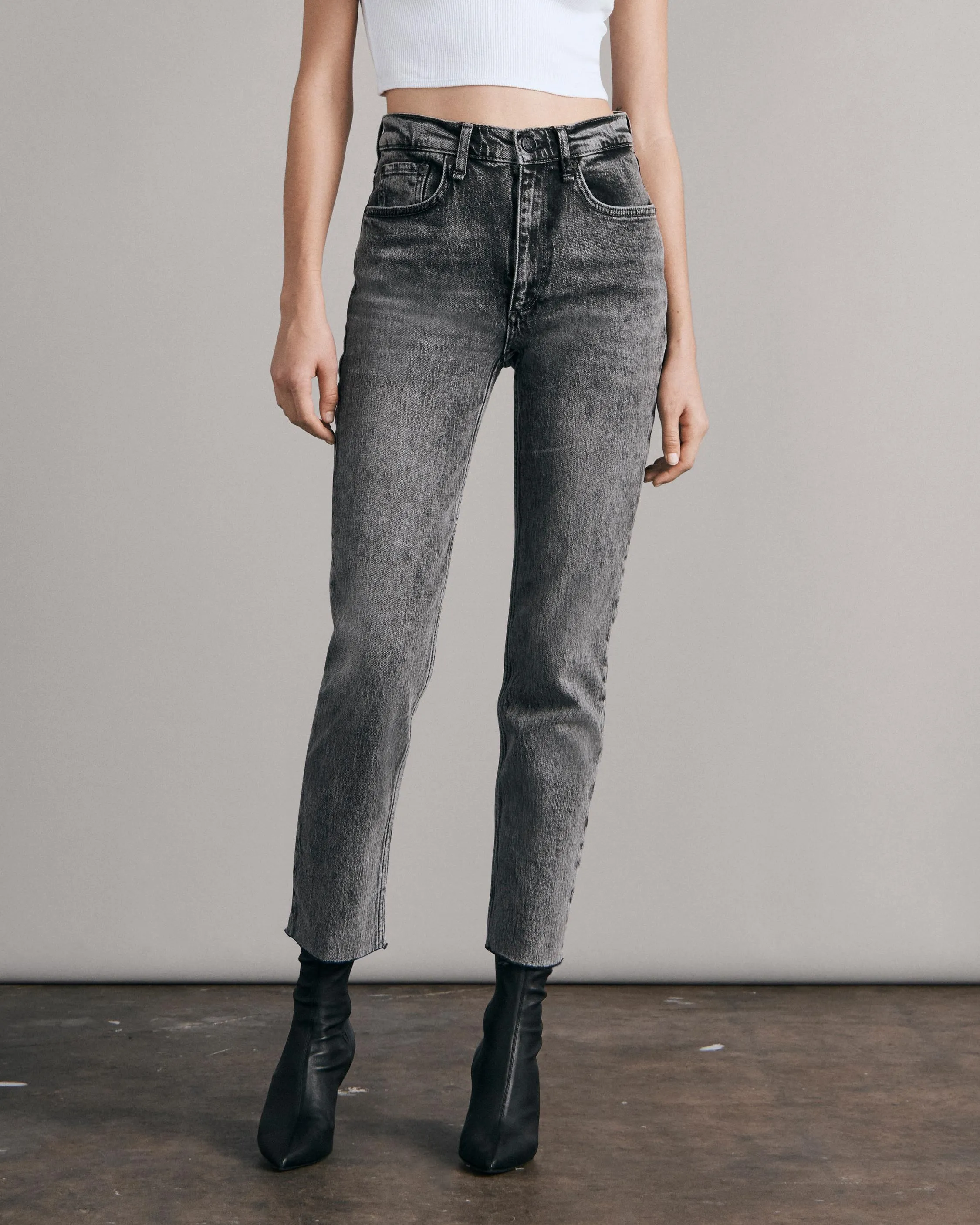 Wren High-Rise Straight Jeans