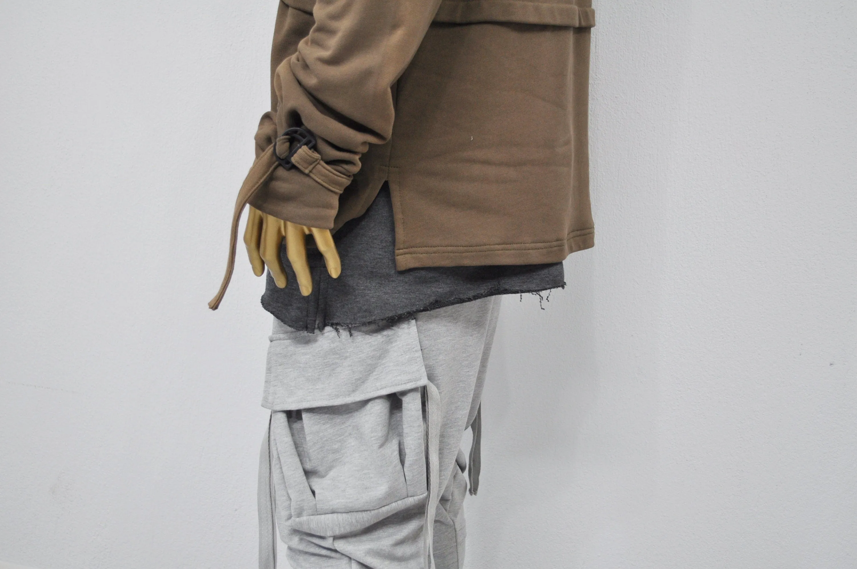 XS - 8XL Men's Drop Crotch Ninja Webbing Baggy Pant,Harem Jogger,Relaxed Sweatpants,Multi Strap Cargo,Slim Tappered,Hiphop,Streetwear-BB204